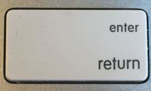 return key