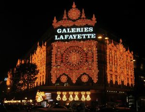 Christmas at Galleries Lafayette by Remi Jouan